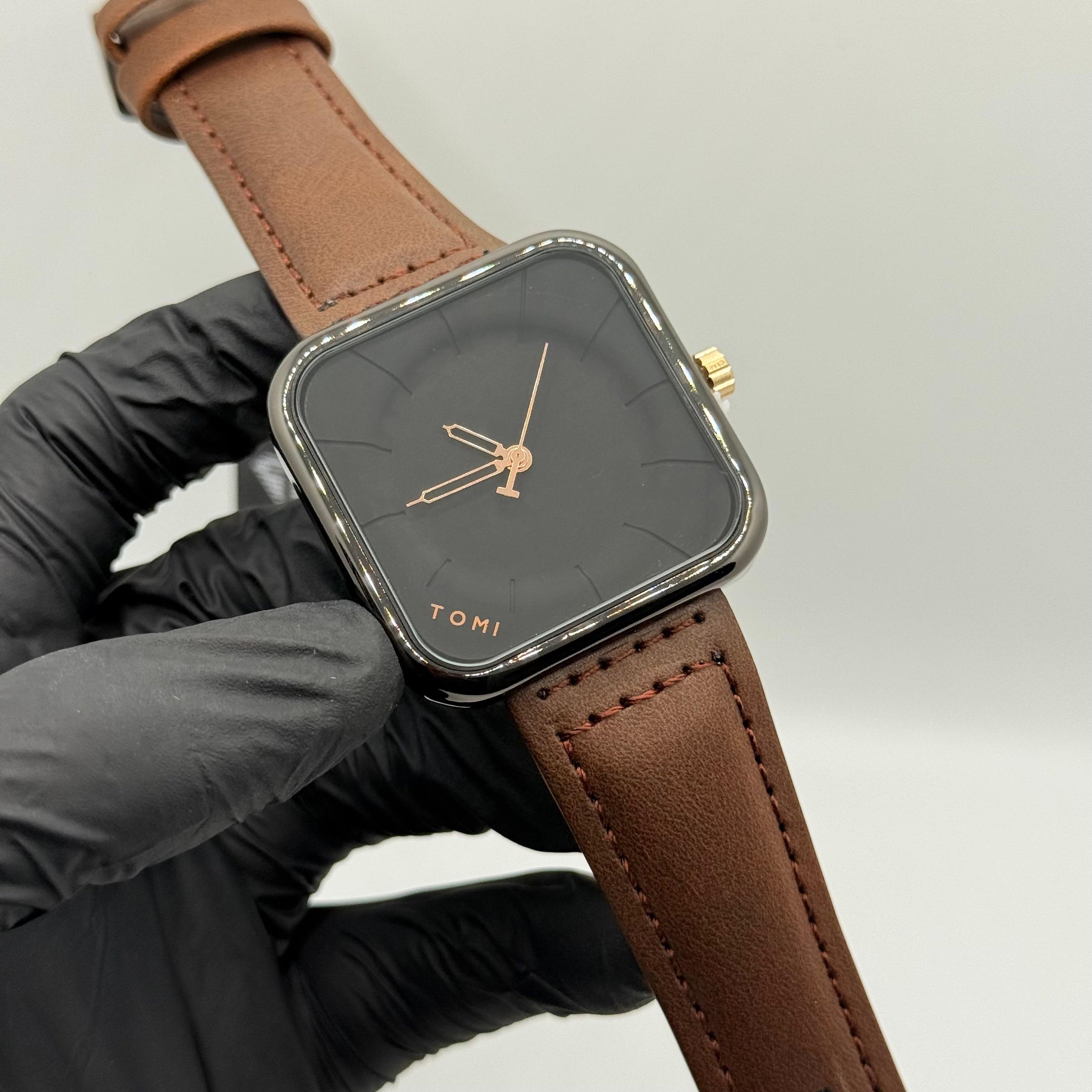 Tomi Watch Brown Straps With Box | H&A Emporium