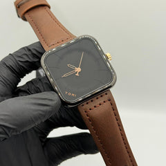 Tomi Watch Brown Straps With Box | H&A Emporium