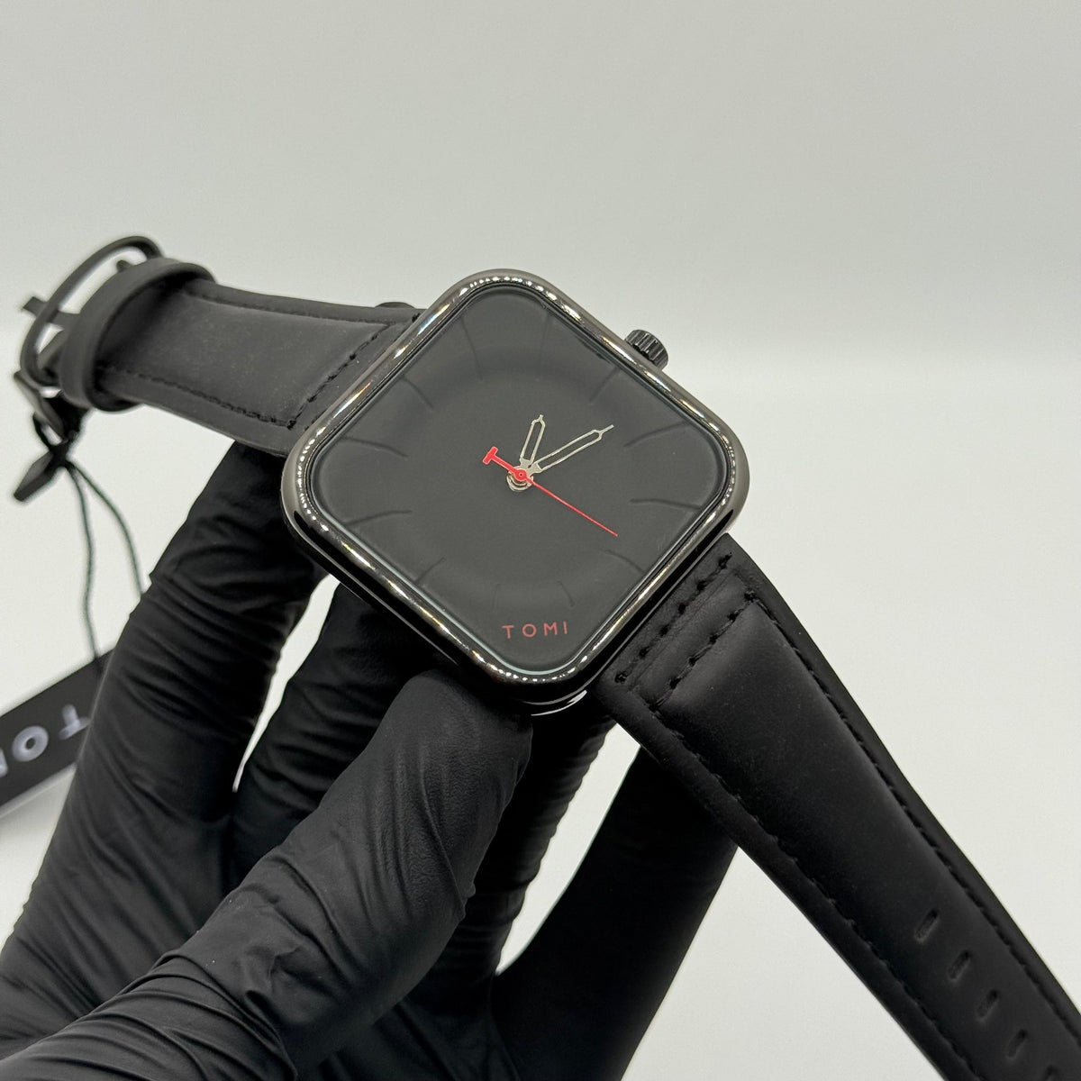 Tomi Watch With Black Straps With Black Dial | H&A Emporium